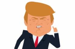 Cartoon trump GIF