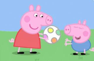 Peppa Pig and George Pig GIF