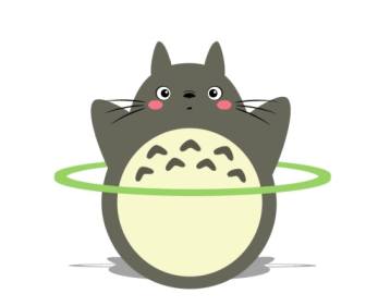 Totoro hula hoop GIF