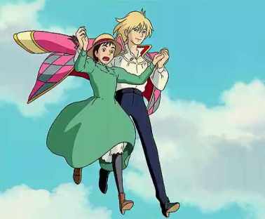  Howl's Moving Castle,sky walk short MP4 video