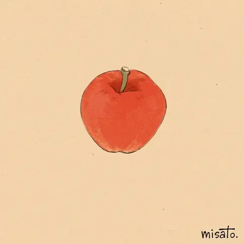 The apple turned into a lot of rabbits and ran away GIF