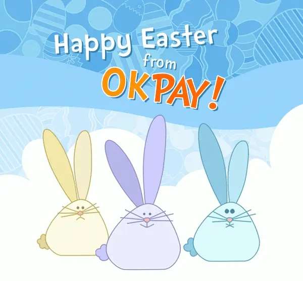 Happy Easter from OKPAY