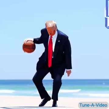man playing basketball short MP4 video