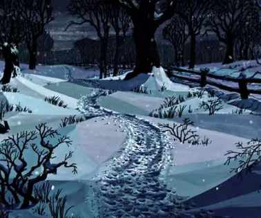 One Hundred and One Dalmatians, winter snow short MP4 video