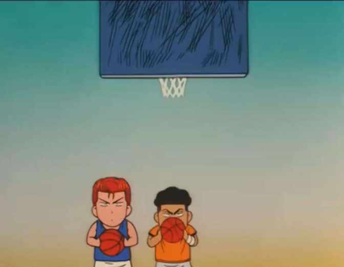 SLAM DUNK cutscene, shoot the ball short MP4 video