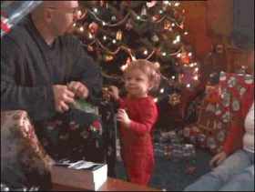 merry christmas kid GIF