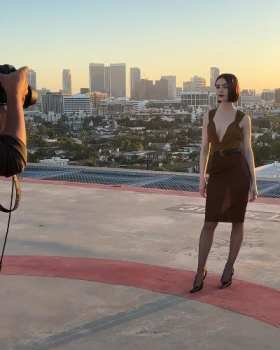 Lily Collins, Emily in Paris Season 4 Press Releases short MP4 video