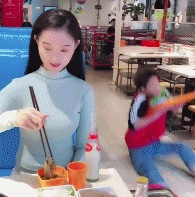 Here comes the dish GIF
