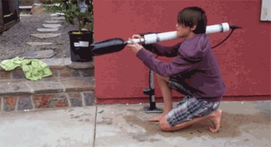 Powerful water gun