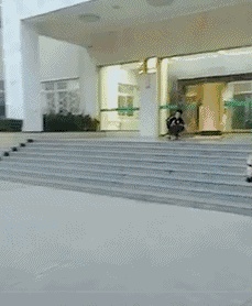 Slide over the steps