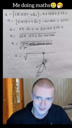 Me doing maths short MP4 video