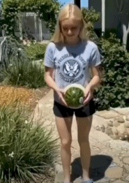 bomb watermelo GIF