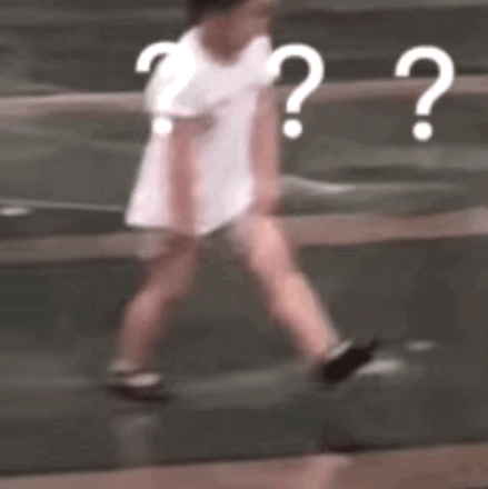 Little girl fell while wading in water
