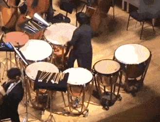 so excited plunge into the drum GIF