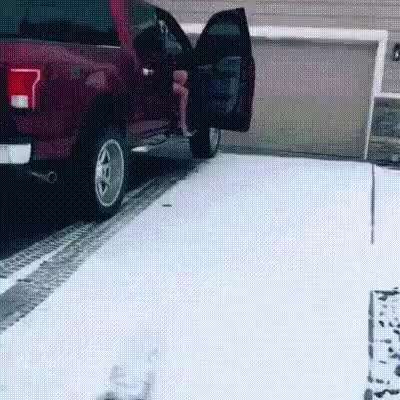 snow wrestling