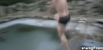 funny swimming pool fail gif 1 GIF