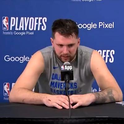 Luka Doncic press conference interrupted by sounds of having sex