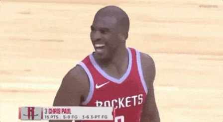 Chris Paul explains why he smirked at Cole: Because it's not funny GIF