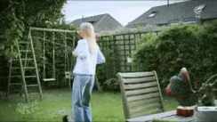 Water the lawn with milk short MP4 video