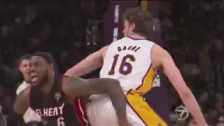 LeBron James defending Pau Gasol short MP4 video