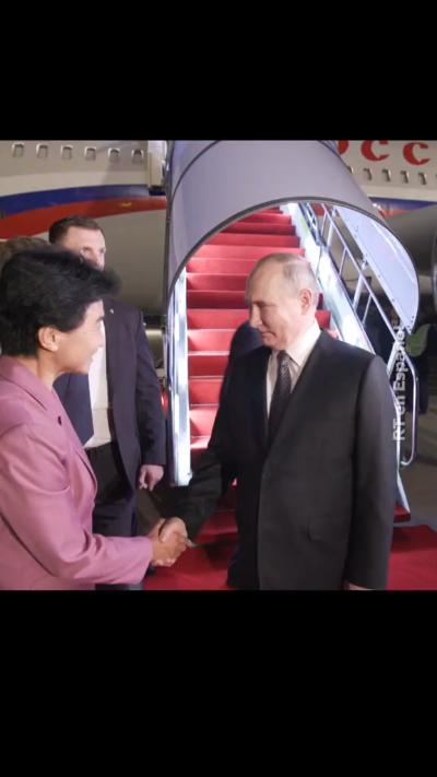 Putin's bodyguard, unexpected encounter in eyes