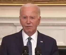 Epic meme, Joseph Biden looks back and smiles short MP4 video