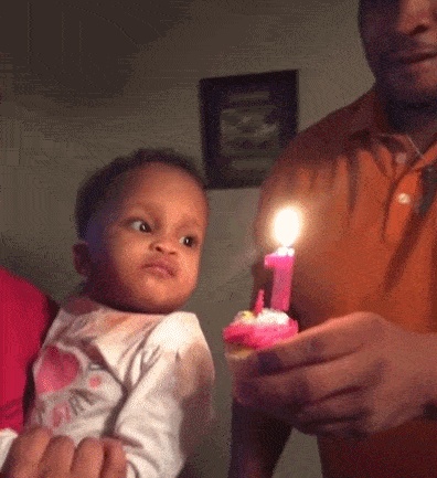 this is how you blow out candles GIF