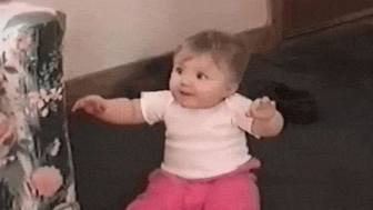 baby loves ice cream GIF