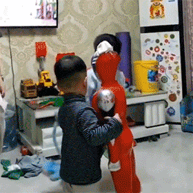 dance with Ultraman GIF