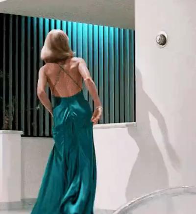 Scarface (1983), Michelle Pfeiffer's blue dress