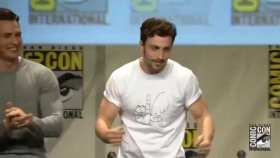 Chris Evans and Aaron Taylor Johnson short MP4 video