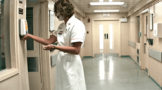 Heath Ledger in the 2008 film "Batman: The Dark Knight" GIF