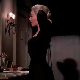 Kim Novak in the 1958 movie Vertigo. short MP4 video