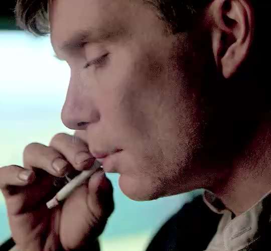 Cillian Murphy in "Peaky Blinders"​​​, smoke short MP4 video
