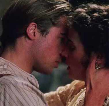 Brad Pitt kiss in Legends of the Fall  short MP4 video
