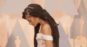 Zendaya on the 2015 Oscars red carpet short MP4 video