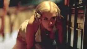 Scarlett Johansson crawling on the ground short MP4 video