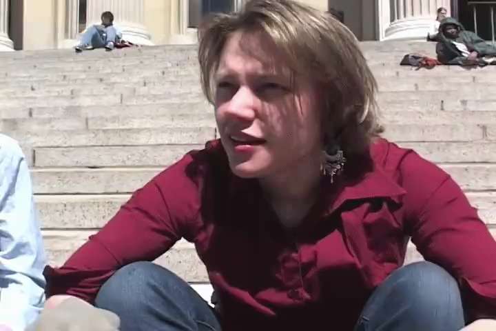 Kate McKinnon in college, circa 2005