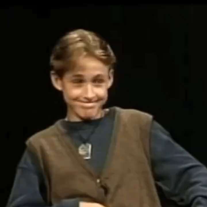 Ryan Gosling at age 13 short MP4 video