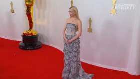 Anya Taylor Joy makes an elegant appearance on the red carpet of the 96th Academy Awards in 2024 short MP4 video