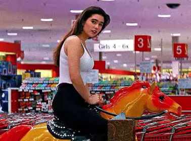 Jennifer Connelly, 20, rides a rocking horse in the film short MP4 video