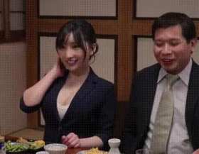 Flirting at the dinner table short MP4 video
