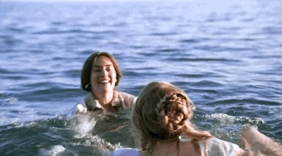 Ammonite Kate Winslet Saoirse Ronan kiss GIF