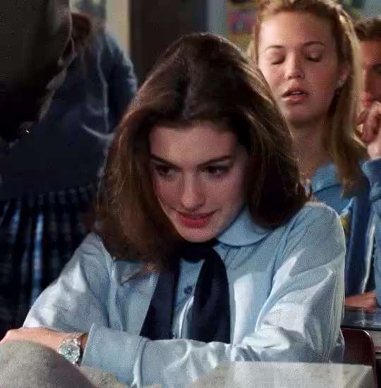 Anne Hathaway in the 2001 movie "The Princess Diaries"​​​