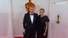 Christopher Nolan & Emma Thomas appear on the red carpet of the 96th Academy Awards 2024 short MP4 video