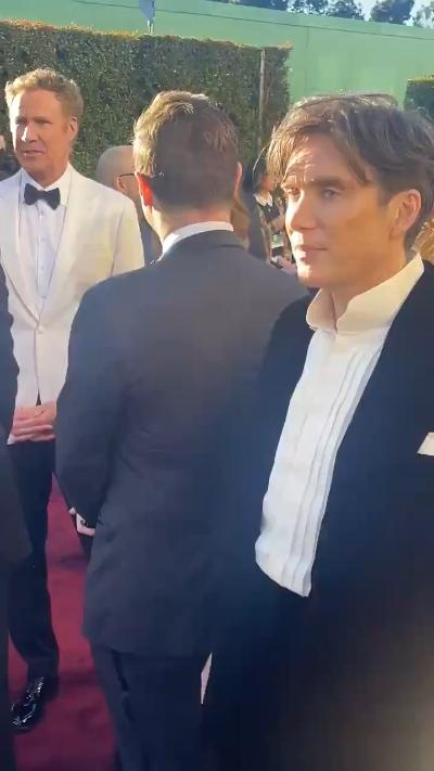 Cillian Murphy appears at the 2024 Golden Globe Awards
