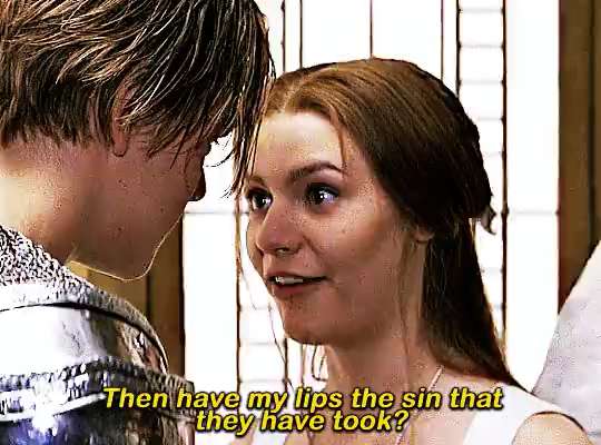 Romeo + Juliet, Leonardo DiCaprio and Claire Danes