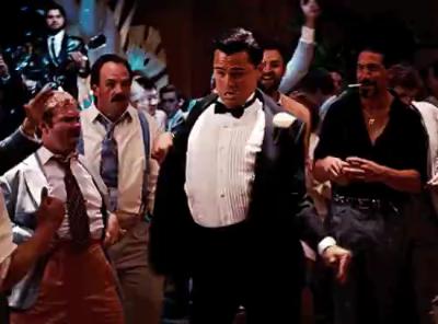 Famous dance scene from "The Wolf of Wall Street"
