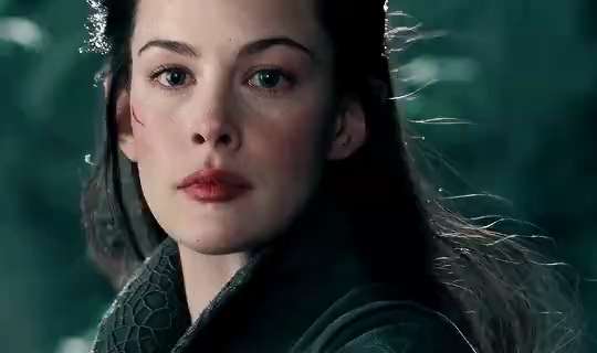Liv Tyler in The Lord of the Rings short MP4 video