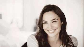 Gal Gadot sweet smile GIF